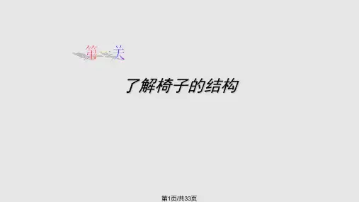 各式各样的椅子PPT课件