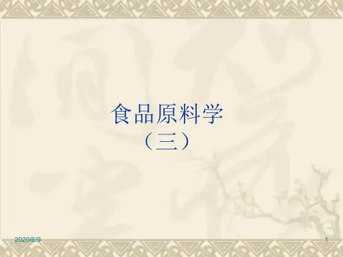 食品原料学3(玉米、大豆)