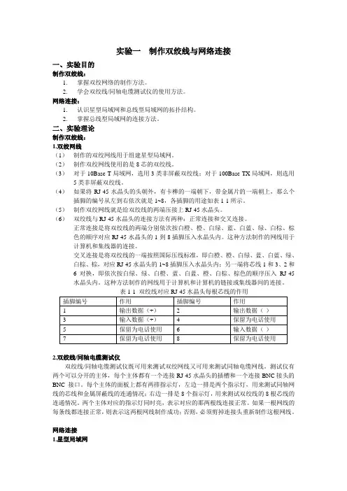 网络实验指导书..