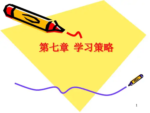 (学习理论)学习策略