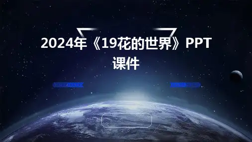 2024年《19花的世界》PPT课件