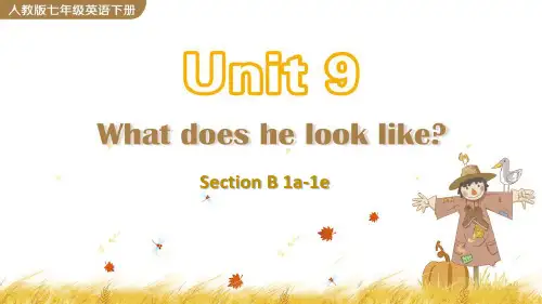 Unit9What+does+he+look+like+SectionB 人教版英语七年级下册