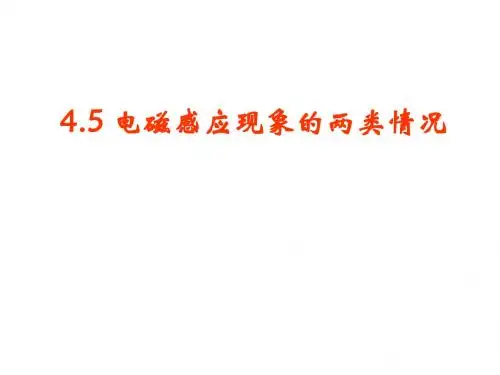 电磁感应现象的两类情况