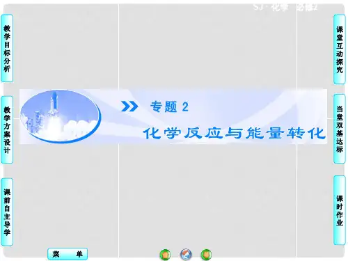 高中化学 专题2 第1单元 第1课时 化学反应速率同步备课课件 苏教版必修2