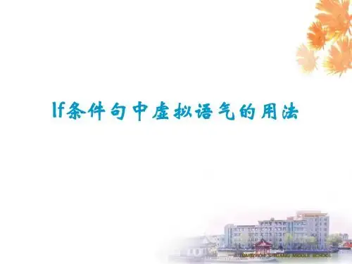 if条件句中虚拟语气的用法