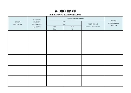 航海航行工作流程图
