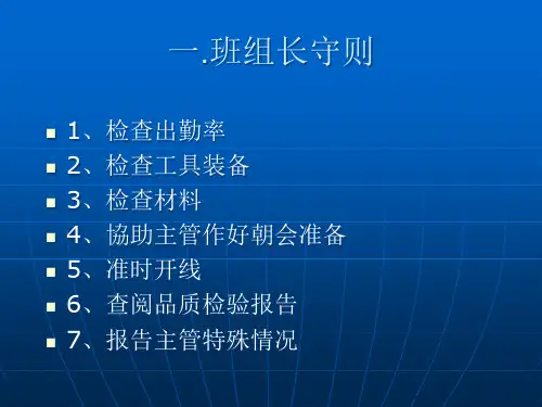 班组长培训教材1课件