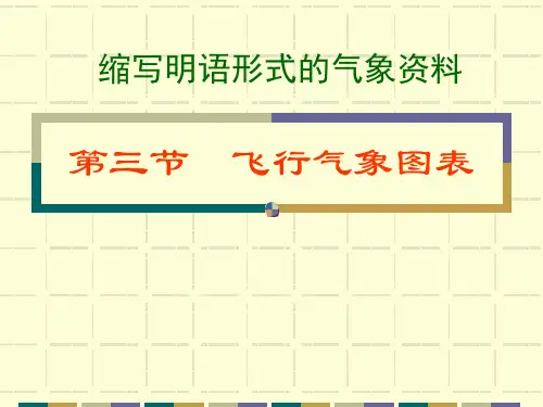 航空气象学-飞行气象图表
