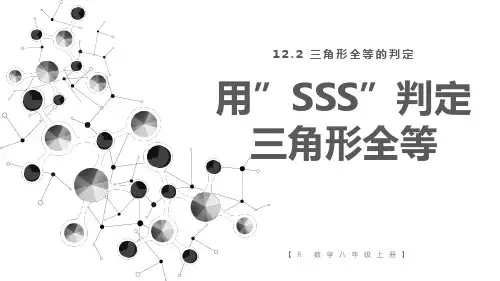 人教版八年级数学上册12.2全等三角形的判定 课件