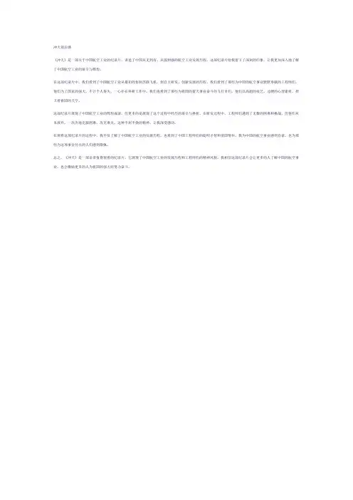 冲天观后感400字