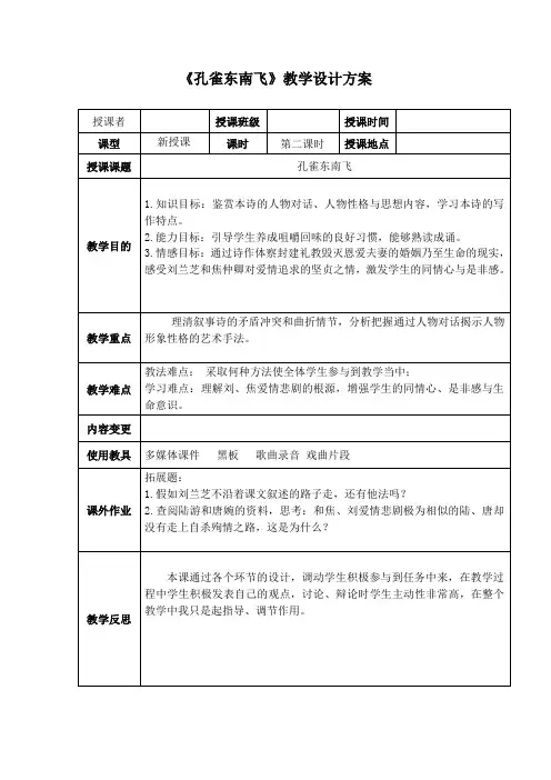 孔雀东南飞2