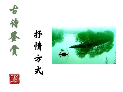 诗歌鉴赏表达技巧之抒情手法
