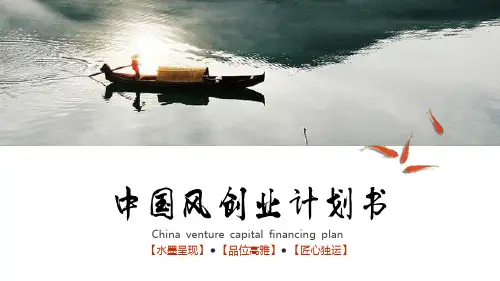 创业融资PPT模板