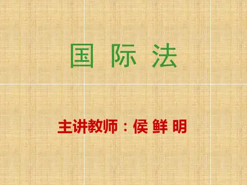 第一章国际法导论