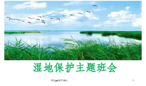 保护秦岭生态环境主题班会精PPT课件