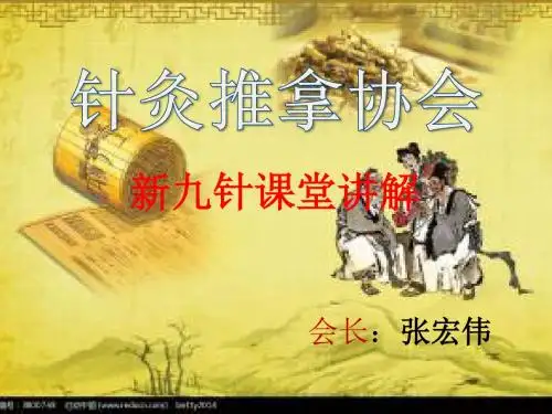 新九针课件shn