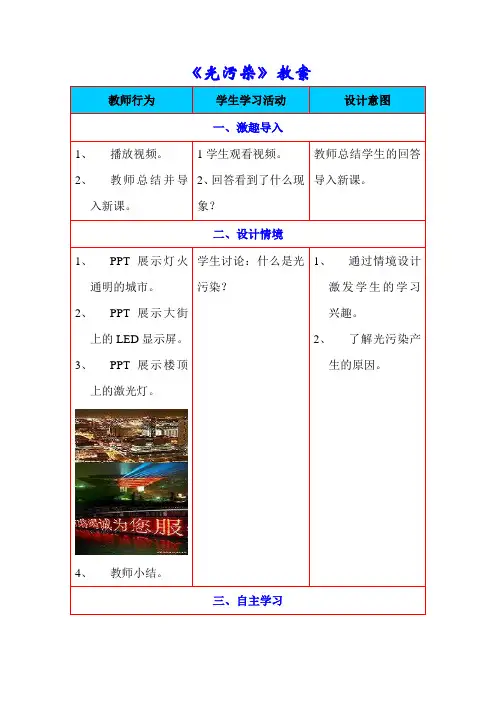 光污染