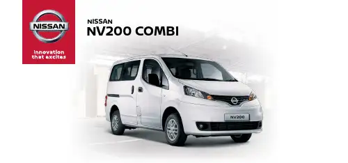 尼桑NV200 COMBI多功能车型产品手册说明书