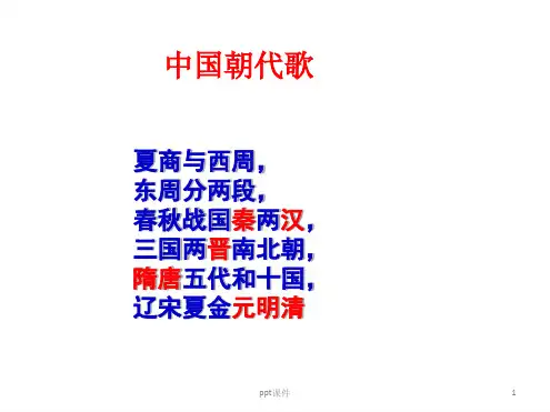 中国古代朝代更替.ppt