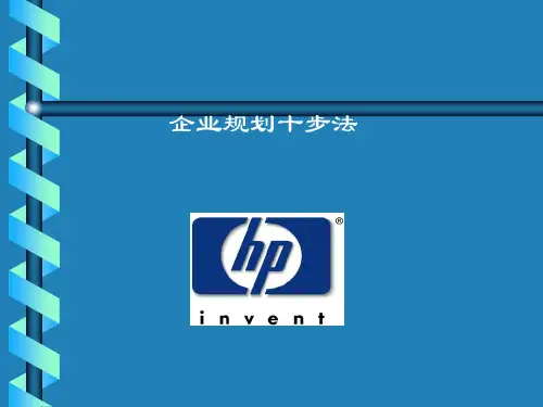 hp战略规划十步法