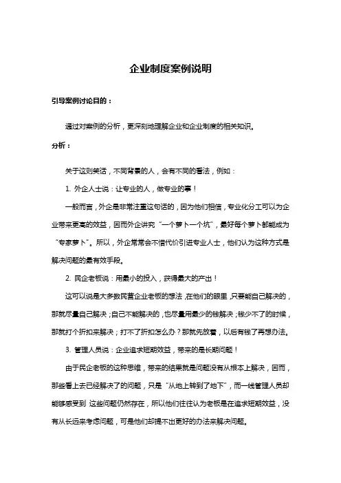 公司理财案例分析 (1)