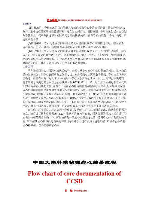 岩心编录