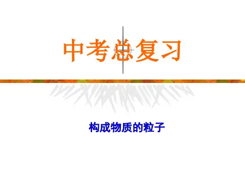 构成物质的粒子PPT课件