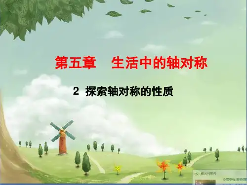 新湘教版七年级数学下册《5章 轴对称与旋转  5.1 轴对称  5.1.2轴对称变换》课件_30