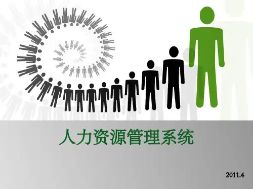 人力资源管理系统 ppt课件