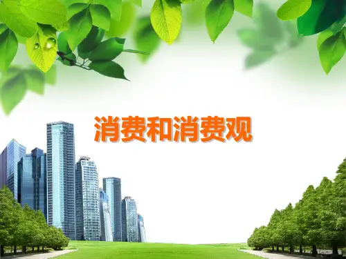 消费和消费观全解