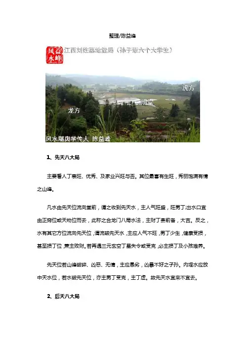 陈益峰：秘传龙门八局水法