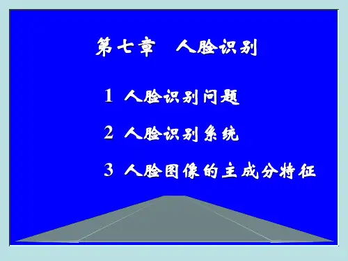 应用人脸识别PPT课件