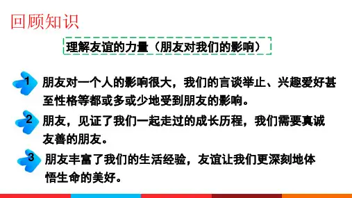 《深深浅浅话友谊》部编版ppt1