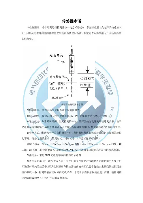 传感器术语.