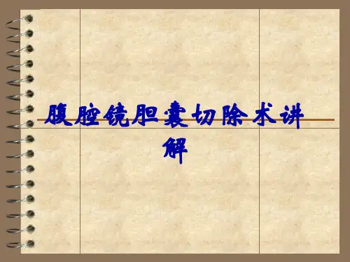 腹腔镜胆囊切除术讲解