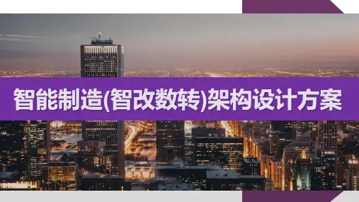智能制造(智改数转)架构设计方案