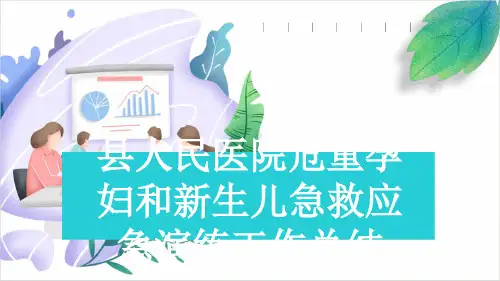 县人民医院危重孕妇和新生儿急救应急演练工作总结