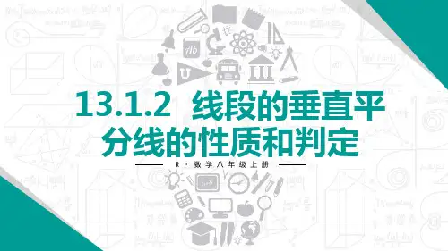 《线段的垂直平分线的性质和判定》精品课件