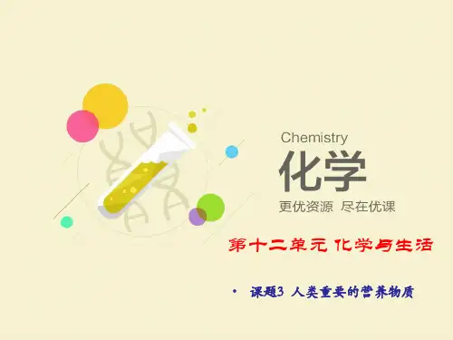 人教版化学初三下第十二单元12.3有机合成材料(共29张PPT)