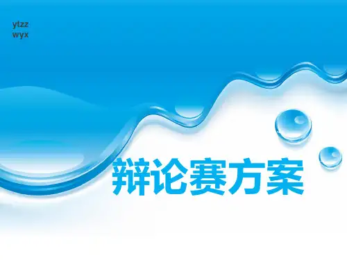 辩论赛规则及流程
