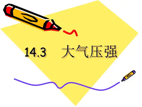9.4大气压强