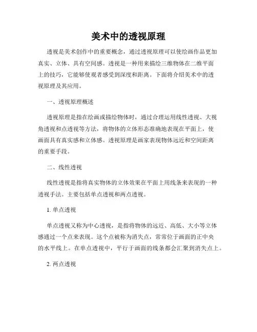 美术中的透视原理