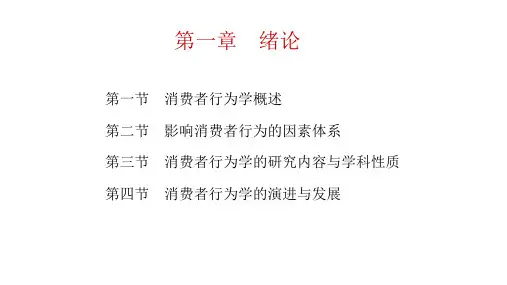 教学课件 消费者行为学(第5版)