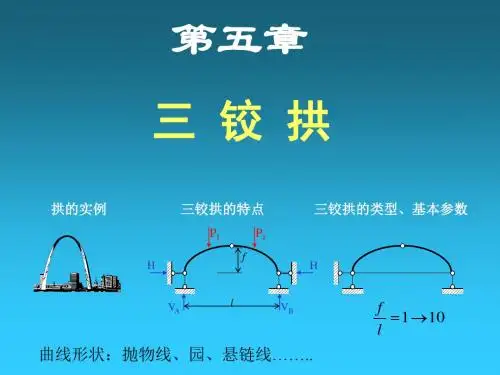 结构力学之三铰拱