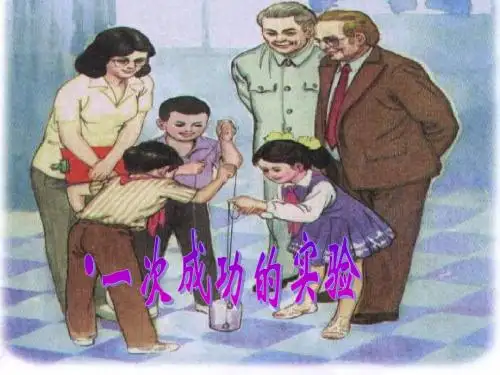 30_一次成功的实验2ppt