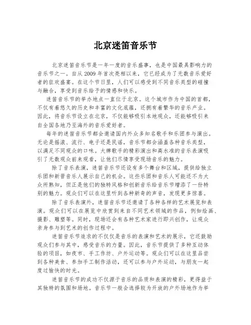 北京迷笛音乐节