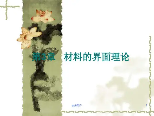 复合材料材料的界面理论  ppt课件