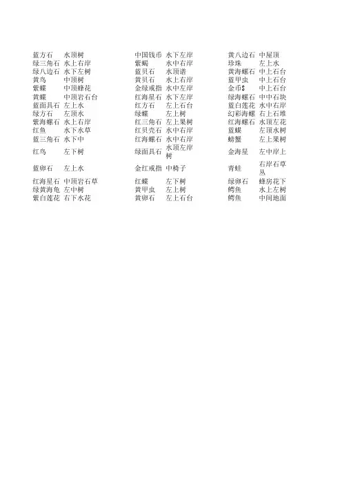 农场部落收藏品全解