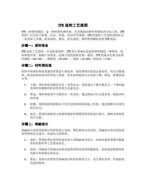 tpr造粒工艺流程