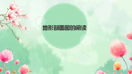 最新中考复习 地形剖面图的判读(共21张PPT)教育课件